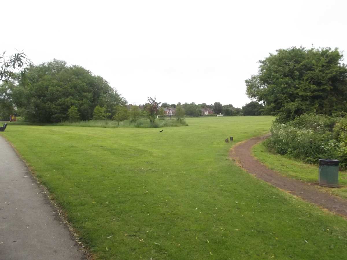 Hazelwell Park: a small park near the River Rea Valley Route